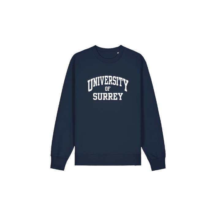 College Logo Sweatshirt - Navy