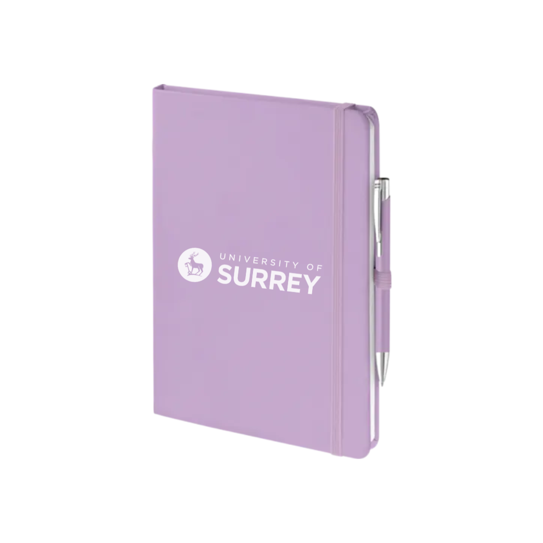 Surrey Notebook & Pen Set - Pastel Purple