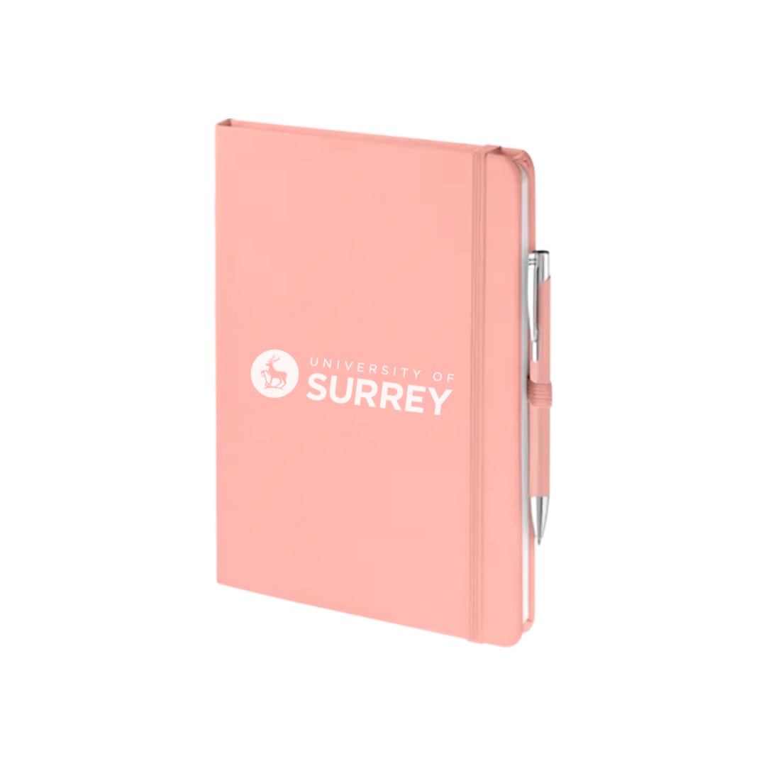 Surrey Notebook & Pen Set - Pink