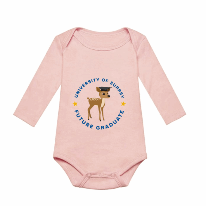 Future Surrey Graduate Baby Bodysuit - Long Sleeve