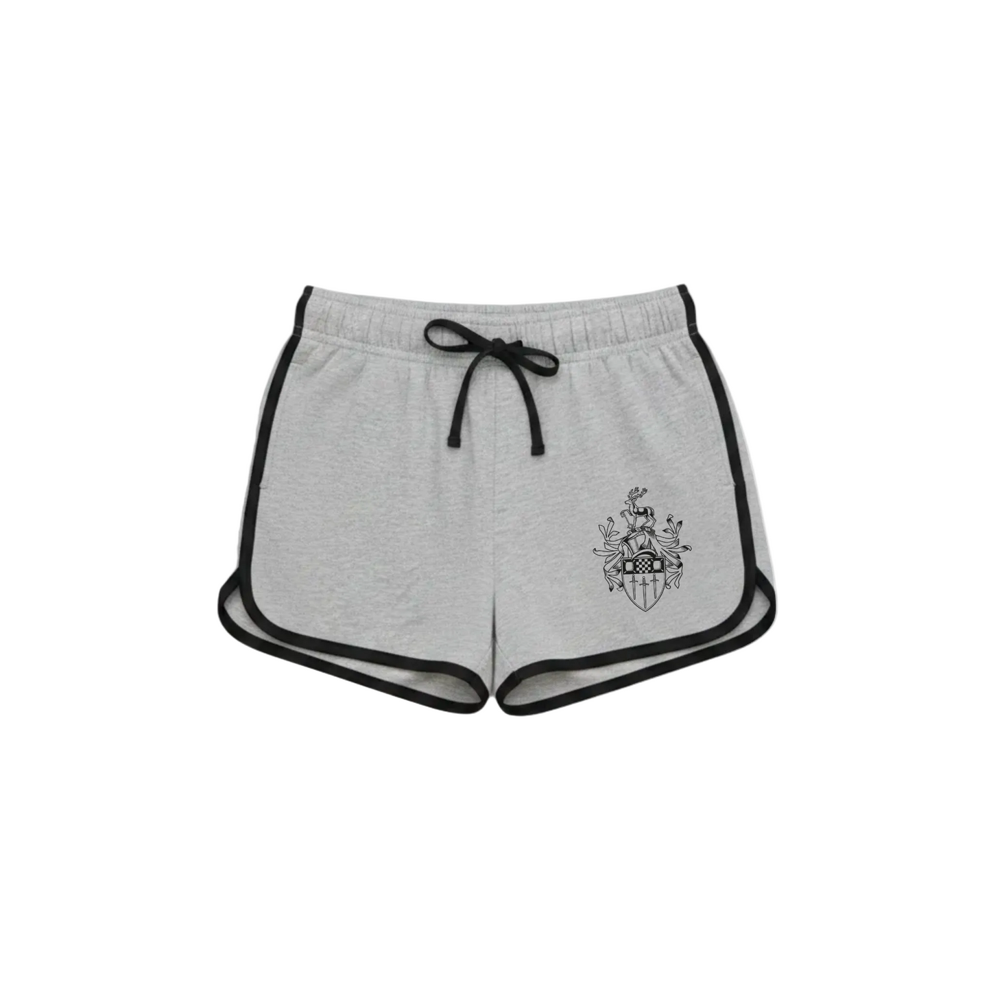 Women's Crest Retro Shorts Grey