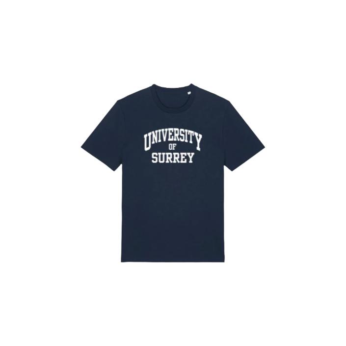 College Logo T-shirt - Navy