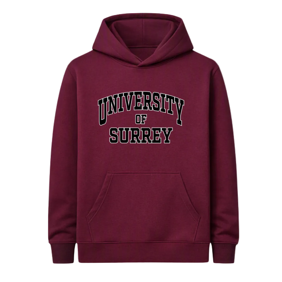 Surrey Varsity Hoodie - Burgundy