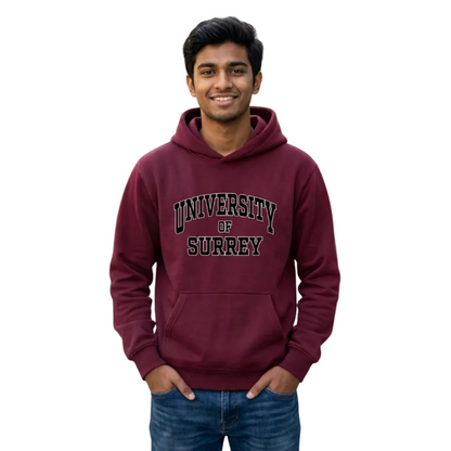 Surrey Varsity Hoodie - Burgundy