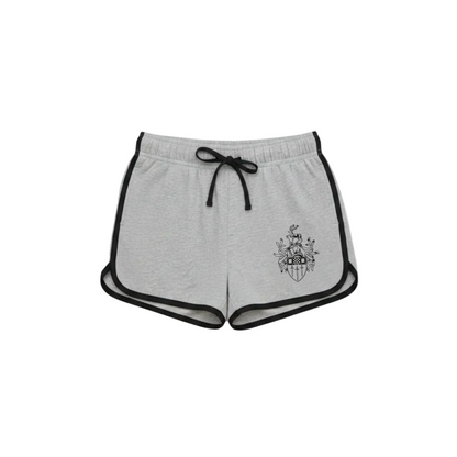 Women's Crest Retro Shorts Grey
