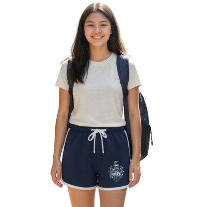 Women's Crest Retro Shorts Navy